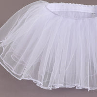 Girls' Ballet Dance Skirt Tulle Puff Skirt for Kids Chinese Dance Performance