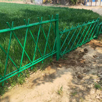 Bamboo-Look Garden Fence Landscape Border for Yard and Vegetable Patch
