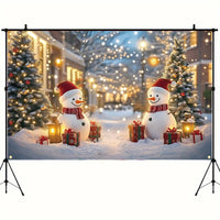 Christmas Flag Banner New Year Party Decoration Snowman Tapestry Wall Decor