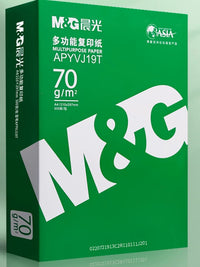 M&G A4 Copy Paper 80gsm 100 Sheets White 70gsm 500 Sheets for Printing, Homework, Office Supplies