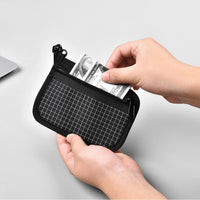 RFID Blocking Multi-functional Passport Holder Wallet with Key Pouch