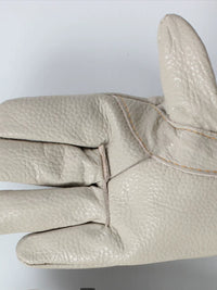 Jiahu Long Welding Gloves, Cowhide & Canvas Heat Resistant Safety Work Gloves for Welding and Handling