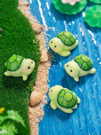 Miniature Cute Turtle Figurines for DIY Decor and Fish Tank Ornaments