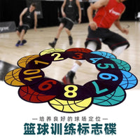 Agility Disc Cones for Soccer Training, Flat Field Marker Discs, Round Spot Markers