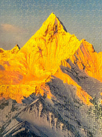 Sunrise Golden Mountain Jigsaw Puzzle with Frame for Adults, 300/500/1000 Pieces