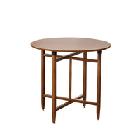 Foldable Round Coffee Table and Stool Set for Living Room Balcony Outdoor Use