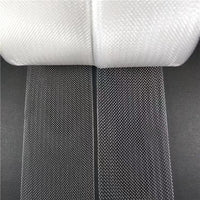 Transparent Elastic Fishbone Mesh Fabric for Wedding Dresses and Latin Dance Skirts
