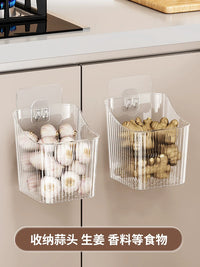 Wall-Mounted Bathroom Storage Box for Toiletries and Facial Tissues, No-Drill Installation