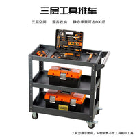 Rolling Mechanic Tool Cart with Storage Drawers and Wheels, Heavy-Duty Multi-Layer Tool Cabinet for Garage and Workshop