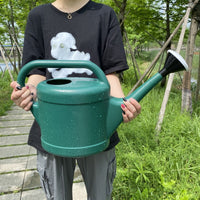 Large Capacity Long Spout Watering Can with Detachable Sprinkler Head for Garden Plants