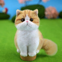 DIY Wool Felt Needle Felting Kit for Realistic Cat Dolls