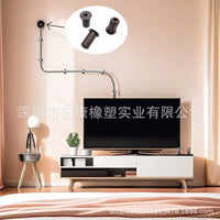 3/4" 19mm Threaded Cable Wall Plate Grommet for Router Ethernet Cable Protection