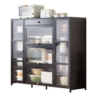 Modern Minimalist Sideboard Cabinet for Kitchen Living Room Storage, Wine Cabinet, Tea Bar Cabinet