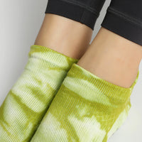 Tie-Dye Non-Slip Yoga Pilates Socks with Five Toes for Women