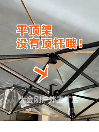 Indoor Flat-Top Insulated Transparent Tent for Office, Dustproof, Mobile AC Partition