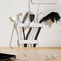 Self-Adhesive Cable Clips for Desk Cable Management, Wire Organizer Holders