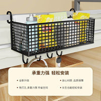 Bedside Storage Shelf Dormitory No-Drill Snack Organizer Hanging Basket for Bunk Beds