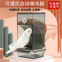 No-Mess Bird Feeder with Husk Separation for Parakeets and Cockatiels