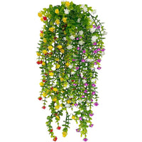 Artificial Eucalyptus Garland with Flowers for Wedding Decor