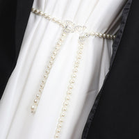 Korean Style Pearl Waist Chain Belt for Dresses and Skirts