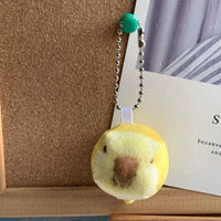 Cute Parrot Plush Keychain Bag Charm