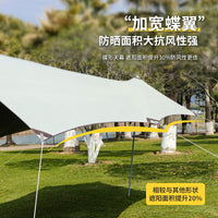 Outdoor Waterproof Sunshade Tarp for Camping and Picnics