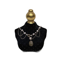 Velvet Mannequin Bust Necklace Display Stand Jewelry Organizer for Storefront Window Photography