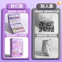 Portable Marker Pen Storage Case, Large Capacity Art Supply Organizer for Students
