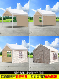 Outdoor Camping Canopy Tent with Sidewalls, Heavy-Duty Waterproof Sunshade for Markets and Events