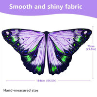 Adult Butterfly Wings Cape Set for Performance, Belly Dance, and Cosplay