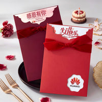 Elegant Blank Greeting Cards with Hollow-out Design for Various Occasions
