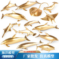 Miniature Ocean Animal Figurines Set - Educational Wildlife Models for Kids