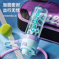 MOC Sports Spray Water Bottle with Straw for Kids and Students, 800ML
