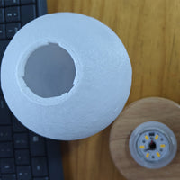 3D Printed Moon Lamp Shade with G9/E27 Screw Base for Pendant Lights