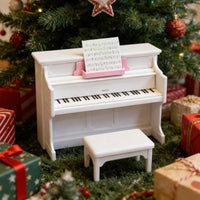 DIY Miniature Dollhouse Kit with Musical Instrument and Cat World Scenes