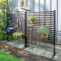 Outdoor Garden Trellis Fence Panel for Climbing Plants and Privacy Screen