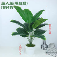 Artificial Anthurium Plant with Pot for Living Room Decor