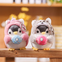 Positive Energy Penguin Plush Keychain Backpack Charm