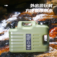 Portable PE Water Storage Container with Faucet for Outdoor Camping and Vehicle Use