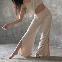 High-Waisted Loose Wide-Leg Yoga Pants for Women - Breathable & Lightweight