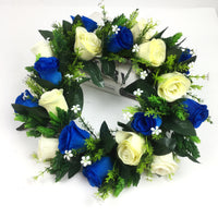 Artificial Rose Garland Wreath for Door Decor and Event Decoration