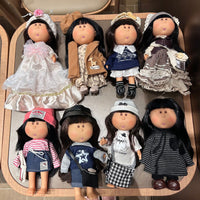 14cm Spanish Potato Doll Set with Changeable Outfits and Accessories