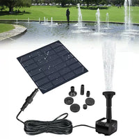 Solar-Powered Fountain Pump with Oxygenator for Outdoor Ponds and Water Features