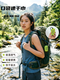 Quick-Dry Microfiber Travel Towel for Sports, Hiking, and Camping