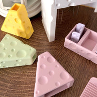 Cheese-Shaped Perler Bead Shovel with Lid - Multifunctional Storage Tool for Fuse Beads