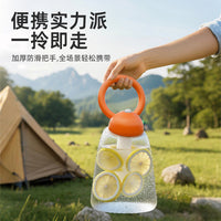 Portable Plastic Cold Water Dispenser with Faucet, Large Capacity Beverage Container for Outdoor Picnics and Parties