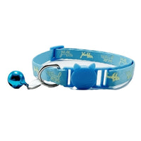 Glow-in-the-Dark Pet Collar with Bell & Safety Buckle for Cats & Small Dogs, Anti-Choke Design