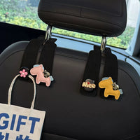 Car Seat Back Hooks for Bags and Purses, Vehicle Headrest Organizer Hanger, 2 Pairs