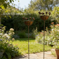 Rustic Garden Plant Fruit Ground Stake Decor