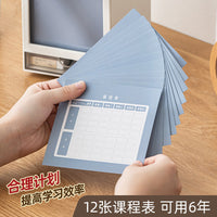 2027 Rotatable Pen Holder Desk Calendar with Schedule Planner & Monthly Notes